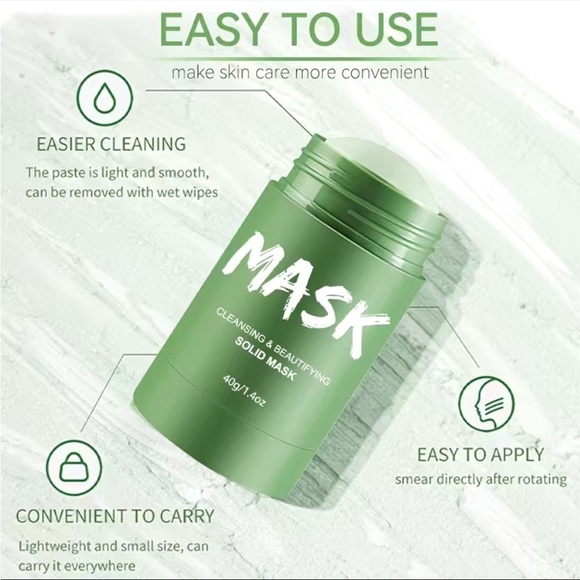Skincare Green Tea Mask Deep Cleanse Green Tea Maskgreen Mask Stick